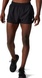 Asics core run split shorts black