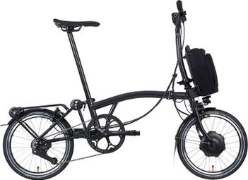 Brompton P-Line Urban High 4V 16'' Bicicleta Eléctrica Plegable Negra