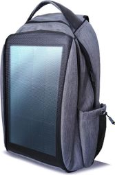 Sunslice Zenith Sac à Dos Solaire Gris pour Vélo  Voyage et Utilisation Quotidienne