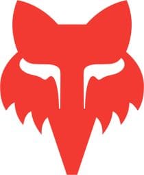 Fox Head Sticker 3.8 cm Red