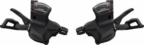Coppia di leve SHIMANO Deore SL-M6000 Vit 3x10v Collarino Nero