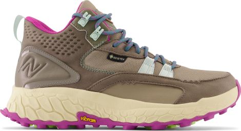 Chaussures de Randonnée New Balance Fresh Foam X Hierro Mid v1 GTX Femme Marron Violet