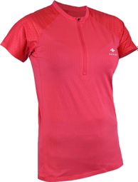 Raidlight Women's Raspberry Pink 1/2 Zip R-Light Short Sleeved Jersey