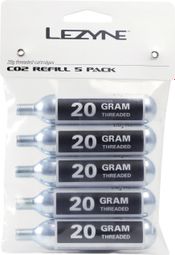 Lezyne 20 g CO2 Cartridges (5-pieces)