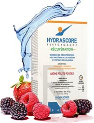 Boisson de Récupération Hydrascore Récupération - Fruits Rouges - 6 x 40g
