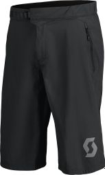 Scott Trail Vertic zwarte short met huidprint voor heren