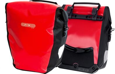 Ortlieb Sport-Roller City Paar Fahrradtasche 25 L Rot Schwarz