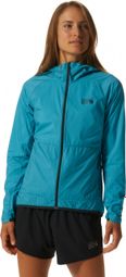 Wasserdichte Jacke Mountain Hardwear New Kor AirShell Blau Damen