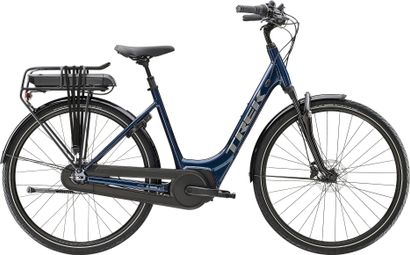 Vélo de Ville Électrique Trek District+ 2 Lowstep Shimano Nexus 7V 300 Wh 700 mm Bleu 2023