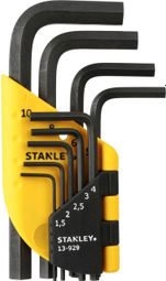STANLEY Jeu De 9 Clés Allen Courtes En Etui - Gamme Pro - 1-13-929