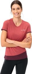 T-Shirt Technique Femme Vaude Sveit Rouge