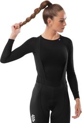 Sous-maillot vélo laine femme Cyclisme SRX Team Noir