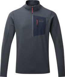 Polaire Mountain Equipment Lumiko Mens Zip T Bleu