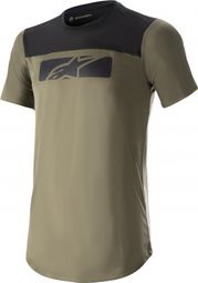 Alpinestars Drop 4.0 Khaki Korte Mouw Trui