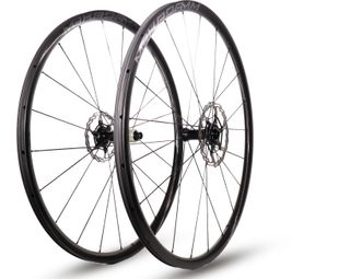 Paire de roues carbone route – MaKadamm legacy 25 disc héritage édition à pneus – 837 gr la paire – centerlock – axe 12x100 | 12x142