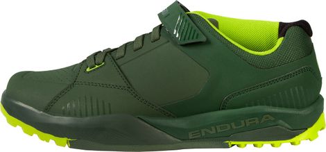 Endura MT500 Burner Pedal Plano Zapatillas MTB Verde - Producto Renovado