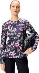 Dames Endura Floral T-shirt met lange mouwen Limited Edition Paars