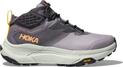 Chaussures de Randonnée Hoka Transport Hike GTX Gris/Violet Femme