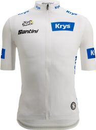 Santini Tour de France Short Sleeve Jersey Best Young White | Refurbished Product