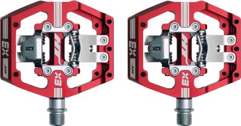 Paire de Pédales HT Components X3 Rouge