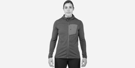 Mountain Equipment Women's Lumiko Hooded Fleece Red