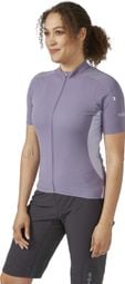 Kurzarmtrikot für Frauen Rab Cinder Violet