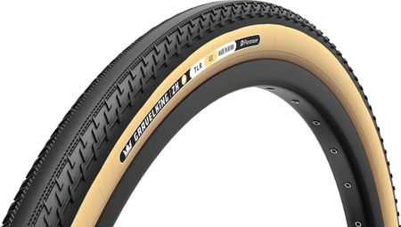 Pneu Gravel Panaracer GravelKing ZX R 700 mm Tubeless Ready Souple ZSG Gravel Compound BeadLock TuffTex R Noir Flancs Beiges