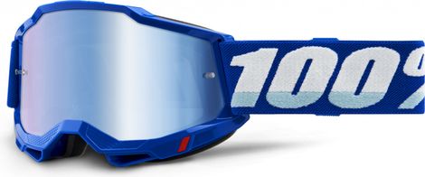 Maschera 100% ACCURI 2 | Blu | Occhiali a specchio blu