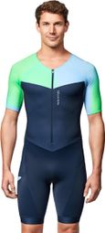 Van Rysel Short Sleeve Short Distance Triflex Blue/Green