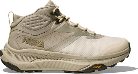 Hoka Transport Hike GTX Beige/Khaki Women's Outdoor Shoes