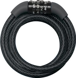 Cable Antivol Vélo  1 2 m Câble  Combinaison  Extérieur 8143EURDPRO
