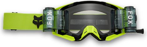 Masque VTT Fox Airspace Roll Off Jaune Fluo