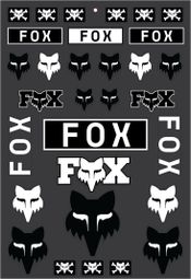 Fox Legacy Track Sticker Pack Zwart
