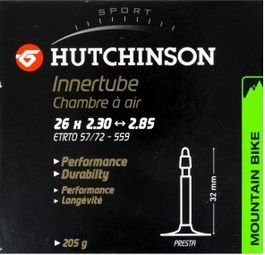 HUTCHINSON binnenband STANDARD 26 x 2.30 tot 2.85 Presta