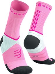 Compressport Ultra Trail V2.0 Roze Sokken