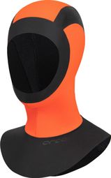 Neoprene Hi-Vis Hood Schwarz/Orange