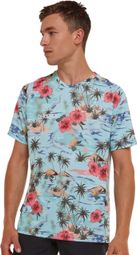 Dharco Blue Floral Short Sleeve Jersey