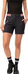 Pantalón corto vaude scopi ii negro/rosa para mujer