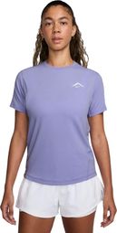 Nike Dri-Fit Trail Kurzarm Trikot Mauve Damen
