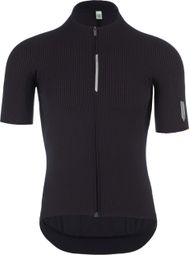 Q36.5 Pinstripe PRO Short Sleeve Jersey Zwart