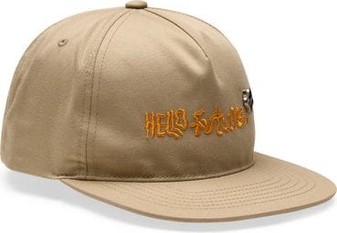 Casquette Fox Snapback Hello Future Beige