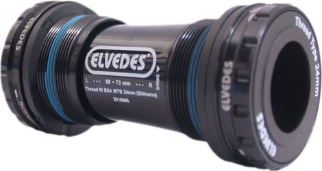 Boitier de Pédalier Elvedes BSA MTB 24mm (SHIMANO)