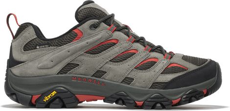 Merrell Moab 3 Gore-Tex Hiking Shoes, Gray/Red, Men's