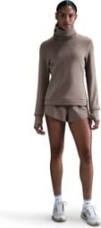 Haut thermique 1/2 zip Nike Therma-Fit Swift Element Marron Femme