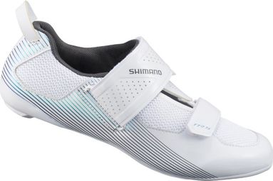 Zapatillas Triatlón Mujer Shimano TR501 Blancas