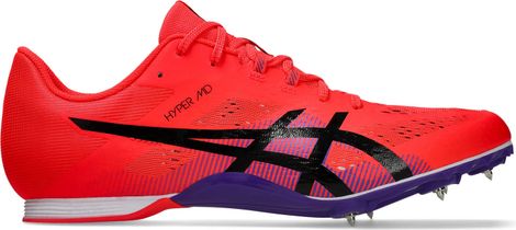 Asics Hyper MD 8 Rot/Violett Unisex-Leichtathletikschuh