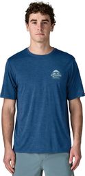 Patagonia Capilene Cool Daily Great Waves T-shirt, blauw, heren