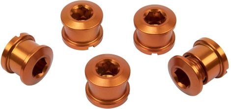 Insight Tornillos de Plato 8,5x4mm Aluminio Naranja