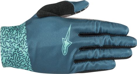 Alpinestars Stella Aspen Pro Lite Dames Lange Handschoenen Blauw