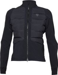 Langärmelige Jacke für Damen Fox Flexair Fire Hybrid Schwarz